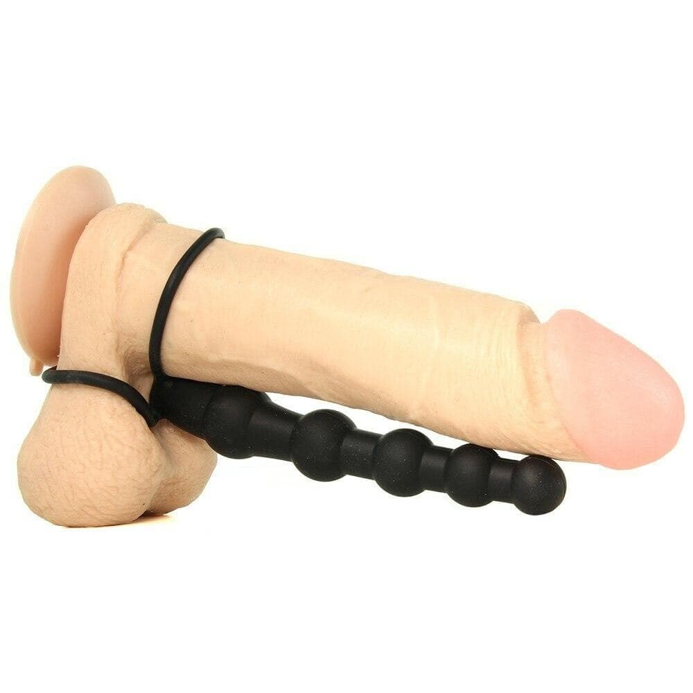 CalExotics Silicone Beaded Double Rider 15,2 cm Doppia Stimolazione - 2