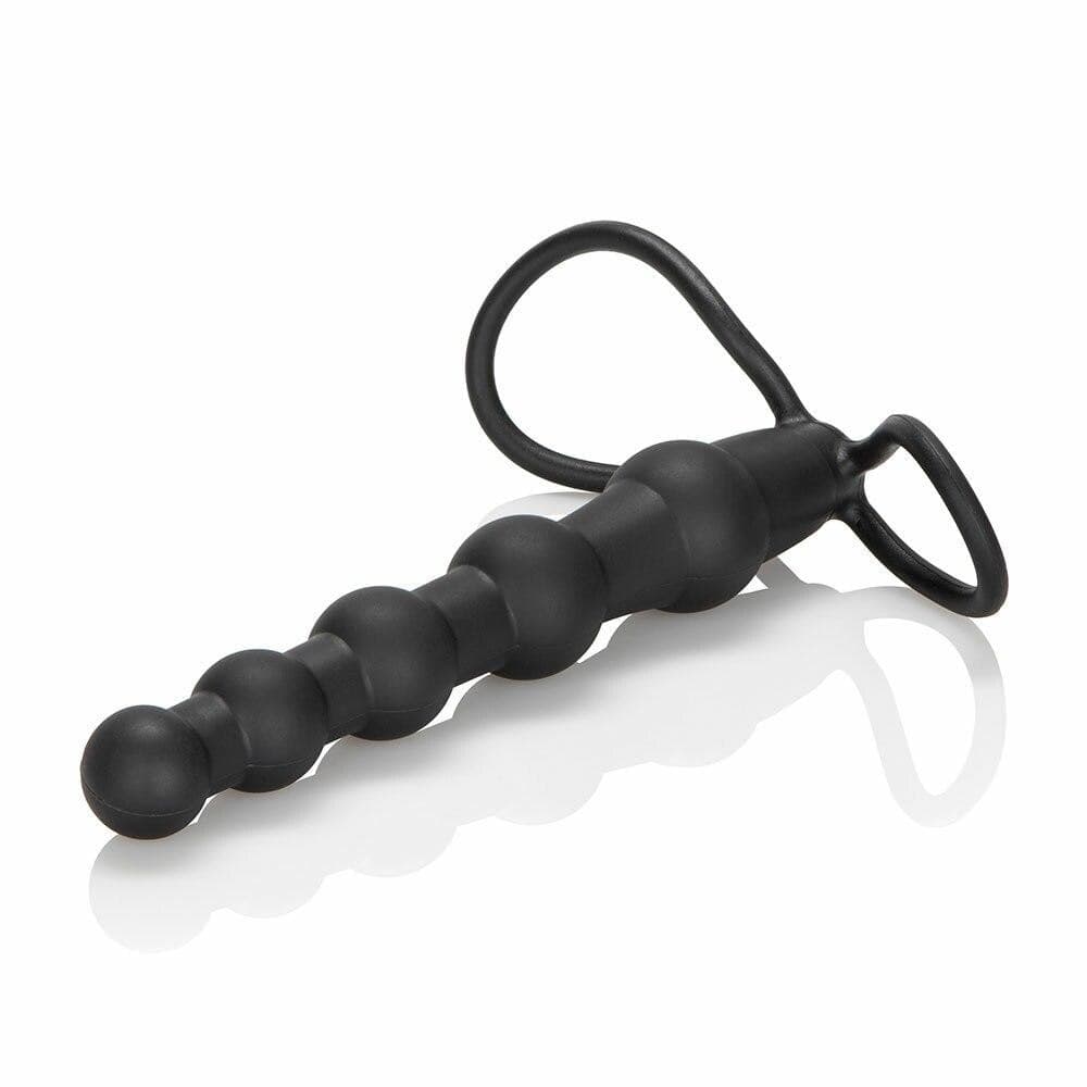 CalExotics Silicone Beaded Double Rider 15,2 cm Doppia Stimolazione - 4