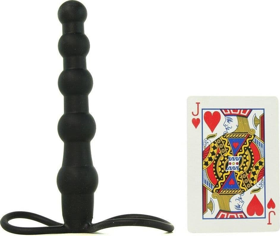 CalExotics Silicone Beaded Double Rider 15,2 cm Doppia Stimolazione - 6