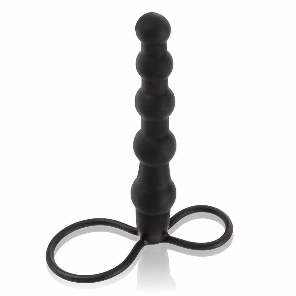 CalExotics Silicone Beaded Double Rider 15,2 cm Doppia Stimolazione - 7