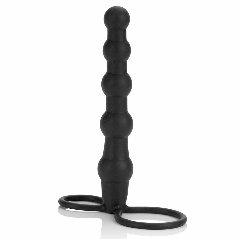 CalExotics Silicone Beaded Double Rider 15,2 cm Doppia Stimolazione - 8