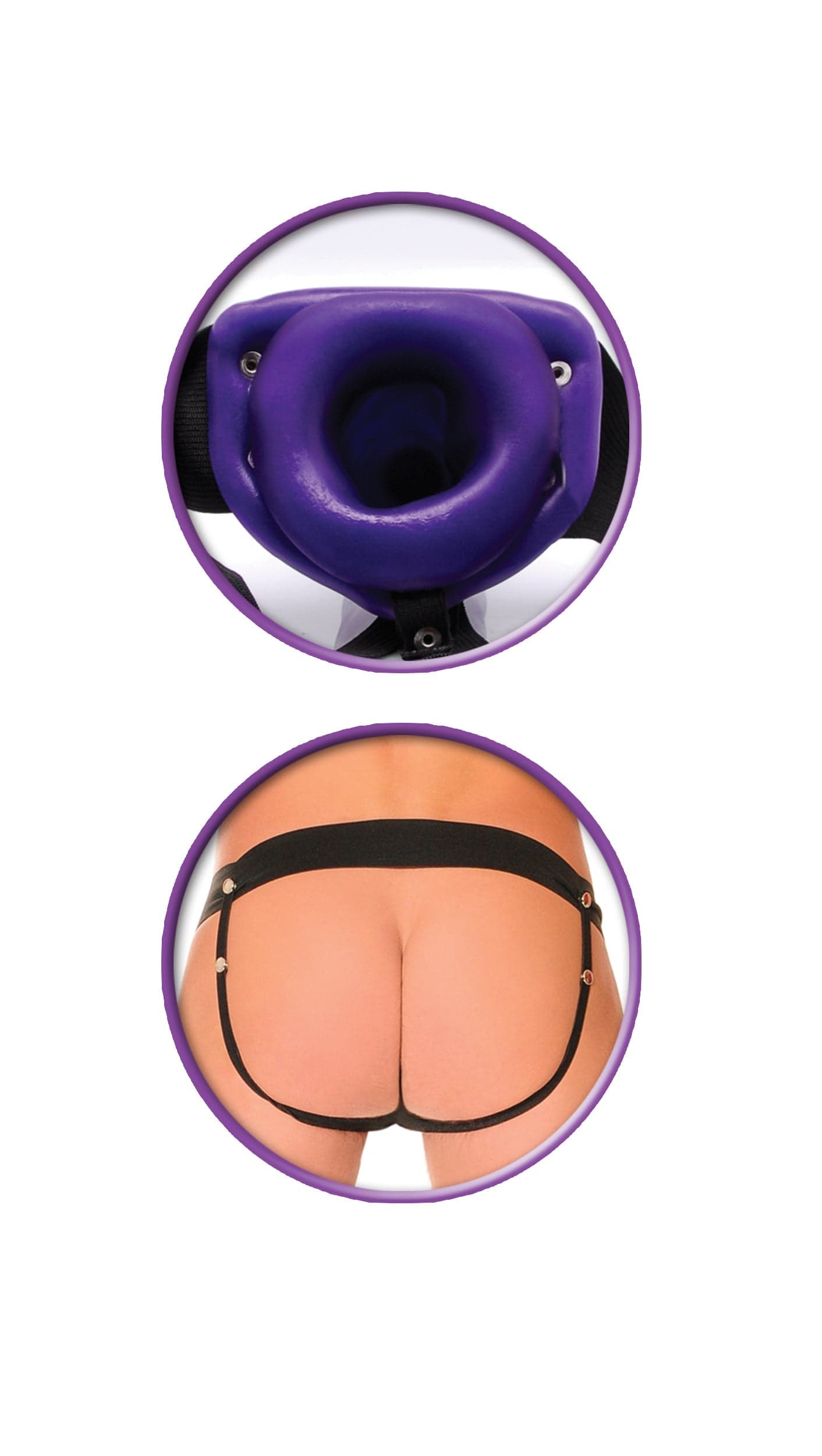 Strap On Cavo Pipedream Fetish Fantasy 15 cm con Harness Regolabile - 4