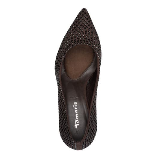 Tamaris decolte mocca con strass color marrone 1-22468-47 34Z - 5