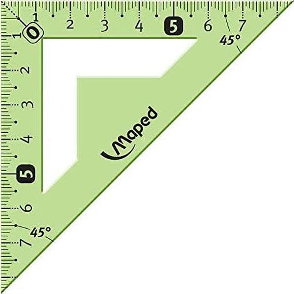 Maped 244069 Mini kit righe, squadre e goniometro [Italia] - 5