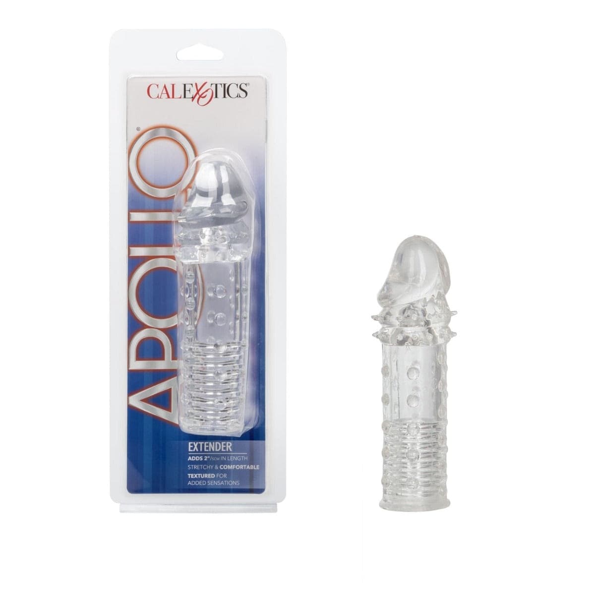 Guaina Pene CalExotics Apollo Extender TPR 16 cm Estensione +5 cm - 5