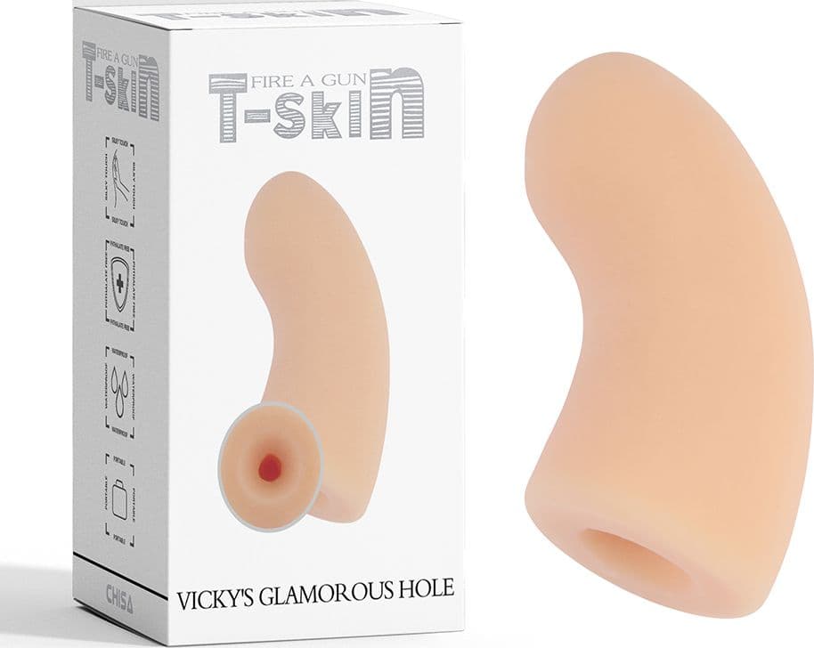 Masturbatore Uomo Chisa Ashly T-Skin Morbido 13,3 cm Compatto - 5