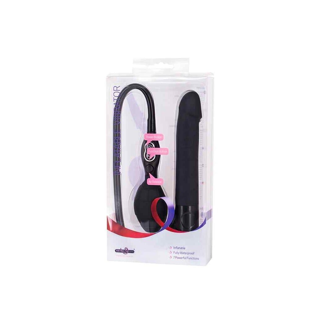 Vibratore Gonfiabile Seven Creations Waterproof 7 Funzioni con Pompa - 2