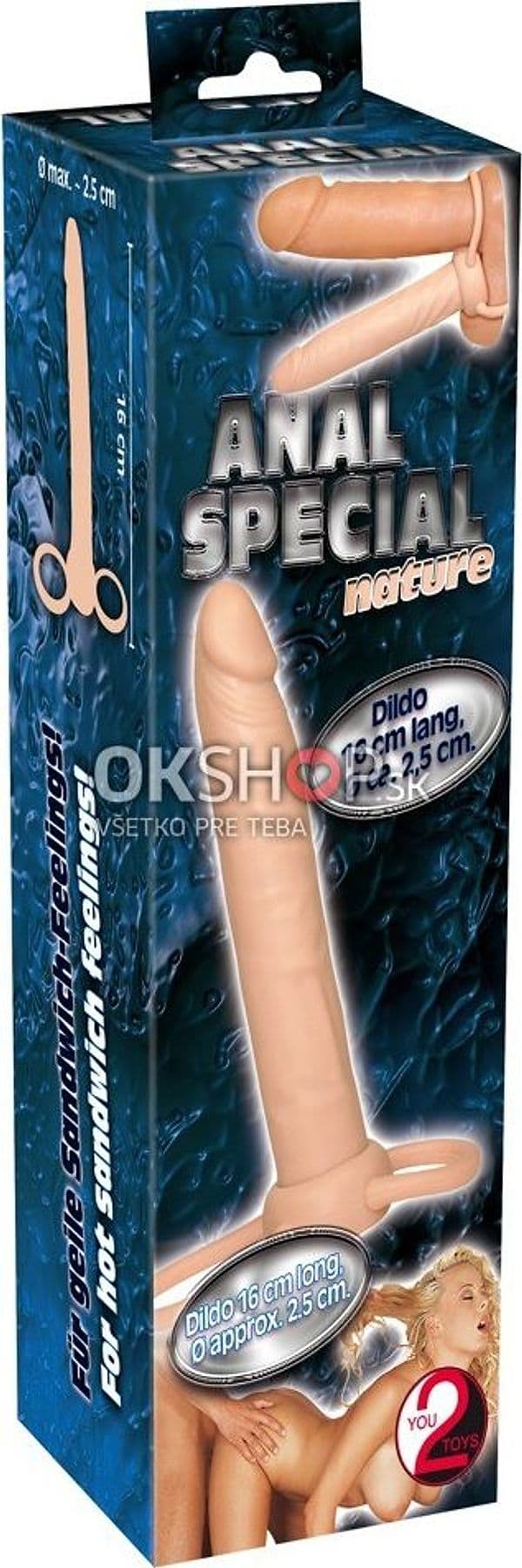 Dildo Doppia Stimolazione You2Toys Anal Special Nature 16 cm in TPR - 5