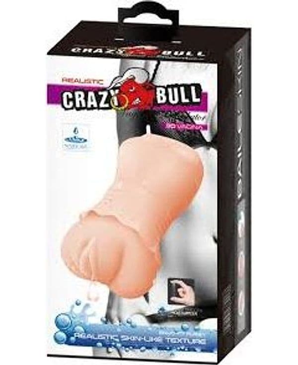Masturbatore Uomo Crazy Bull 3D Vagina Water Skin 13,5 cm Morbido - 6