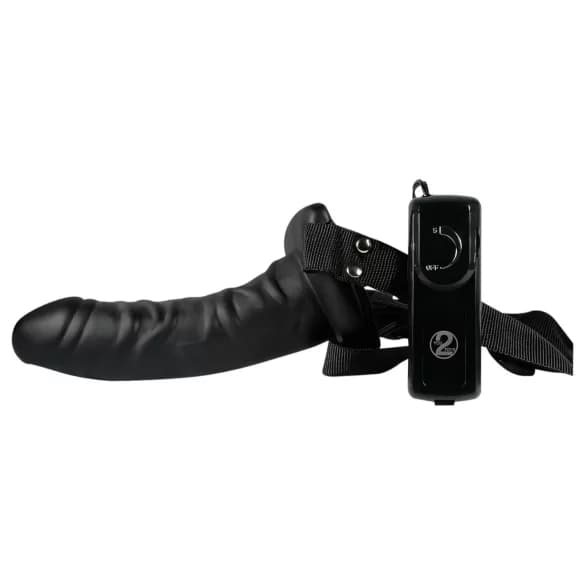 Strap On Cavo Vibrante You2Toys Easy Rider 16 cm Nero con Harness - 5