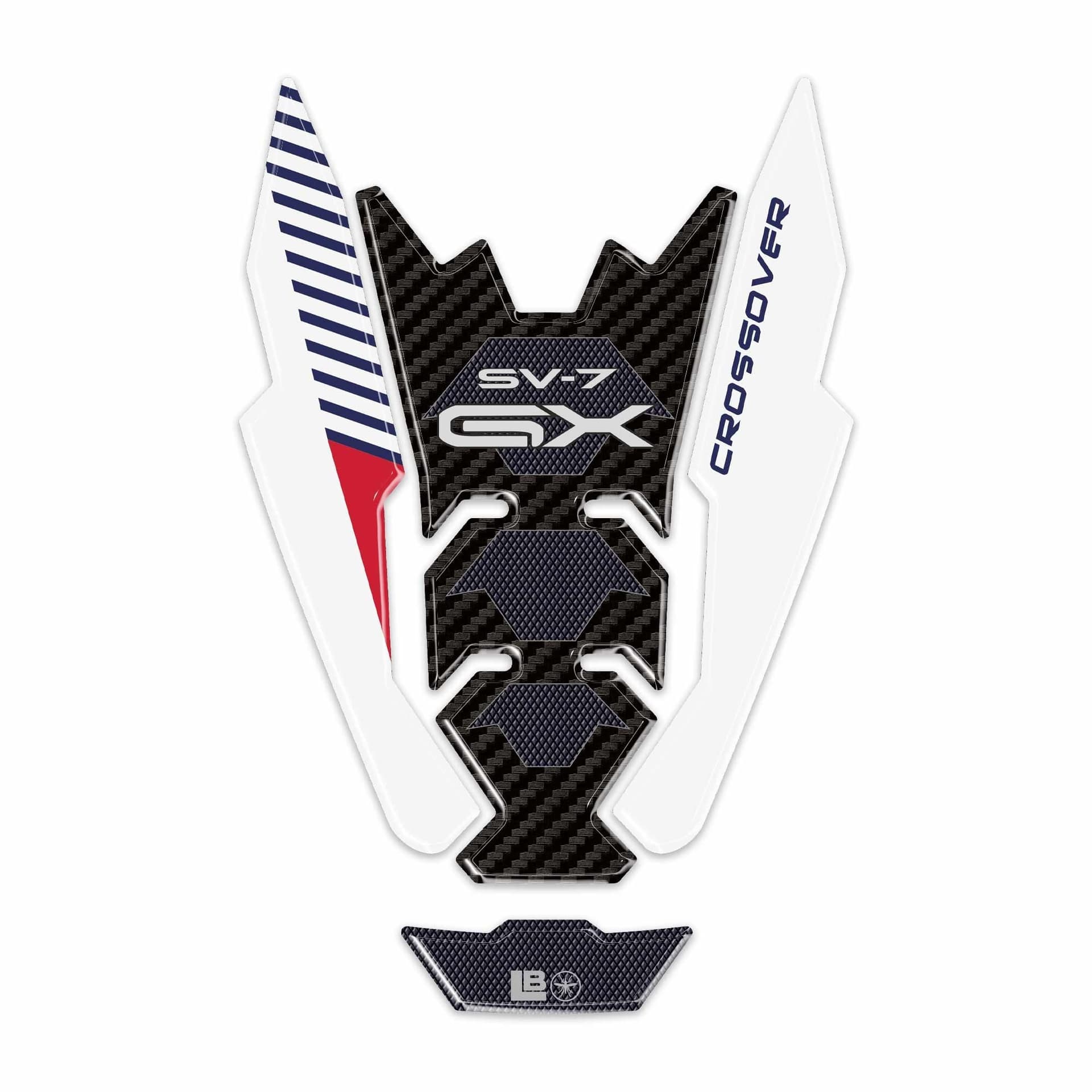 Adesivo Protezione Paraserbatoio moto compatibile con Suzuki SV-7 GX 2026 - 2
