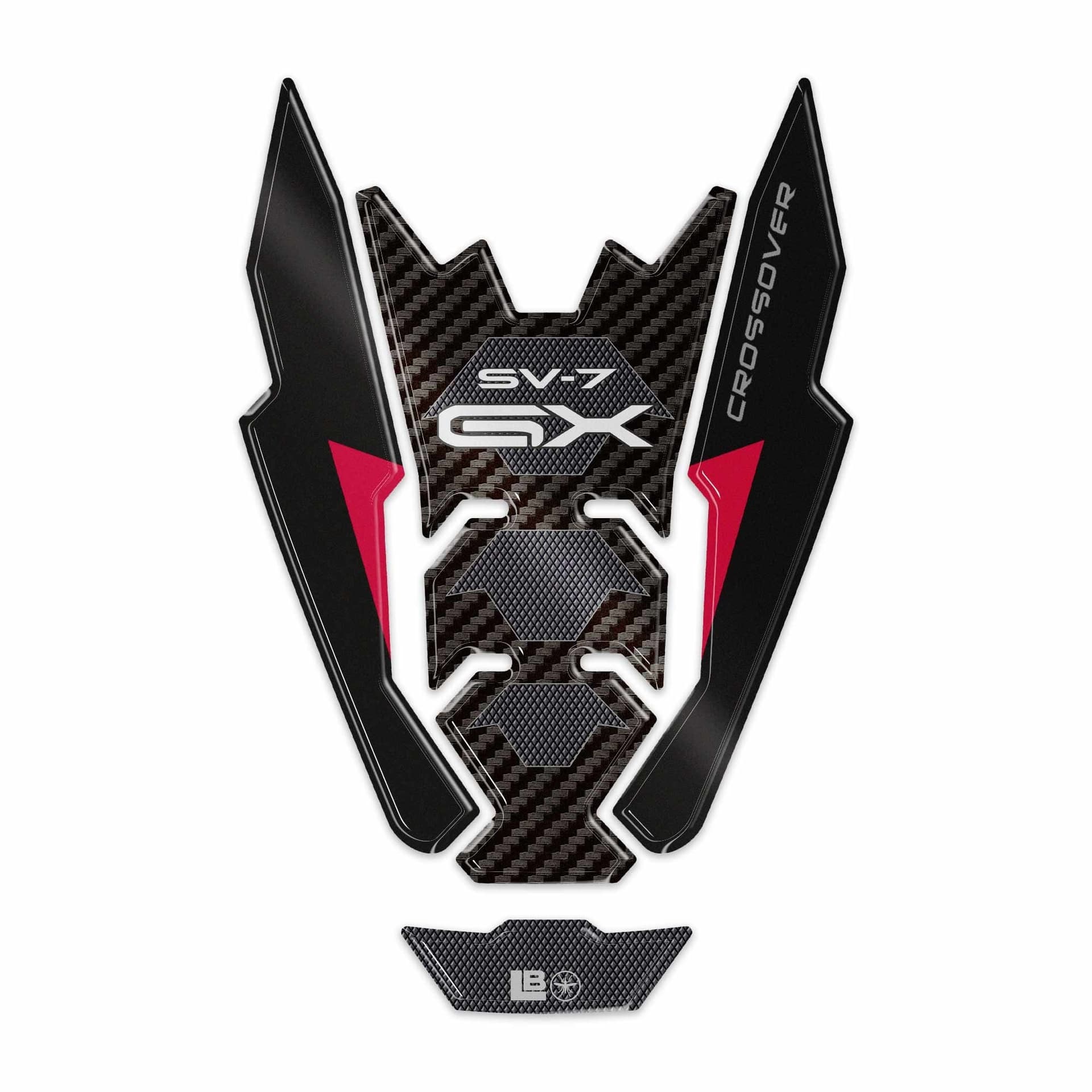 Adesivo Protezione Paraserbatoio moto compatibile con Suzuki SV-7 GX 2026 - 14