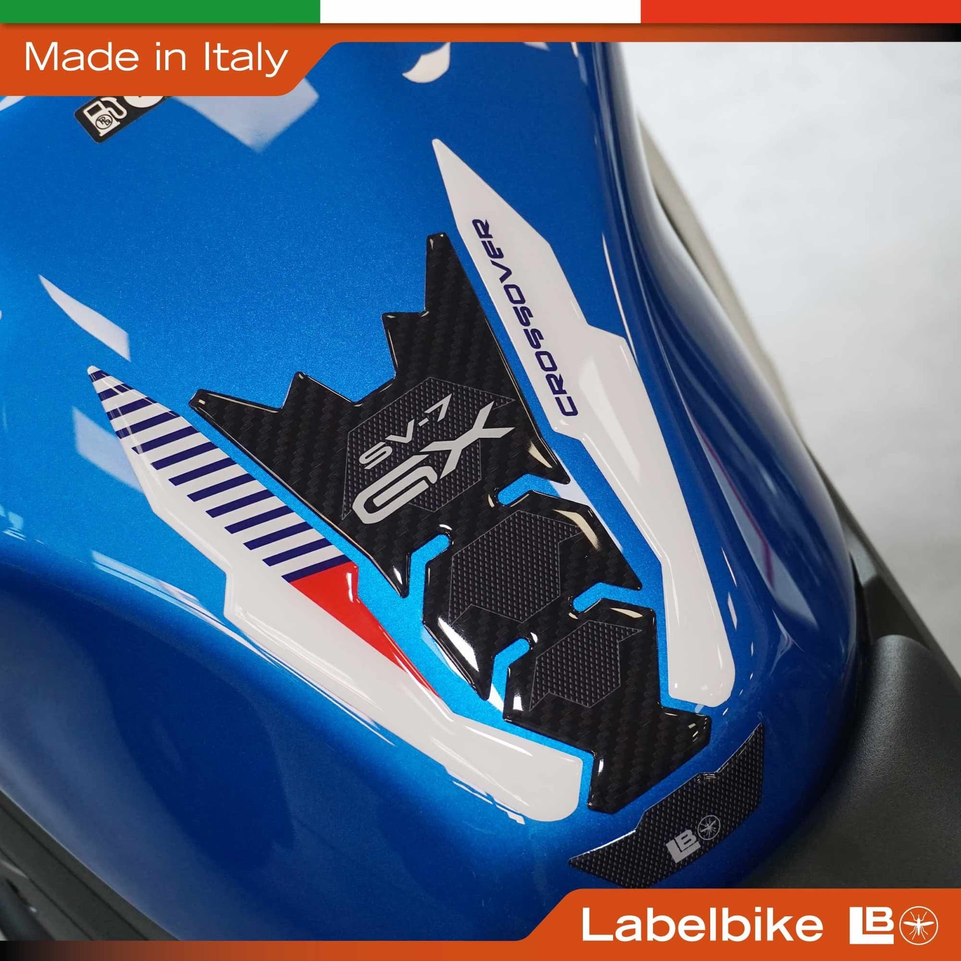 Adesivo Protezione Paraserbatoio moto compatibile con Suzuki SV-7 GX 2026 - 3