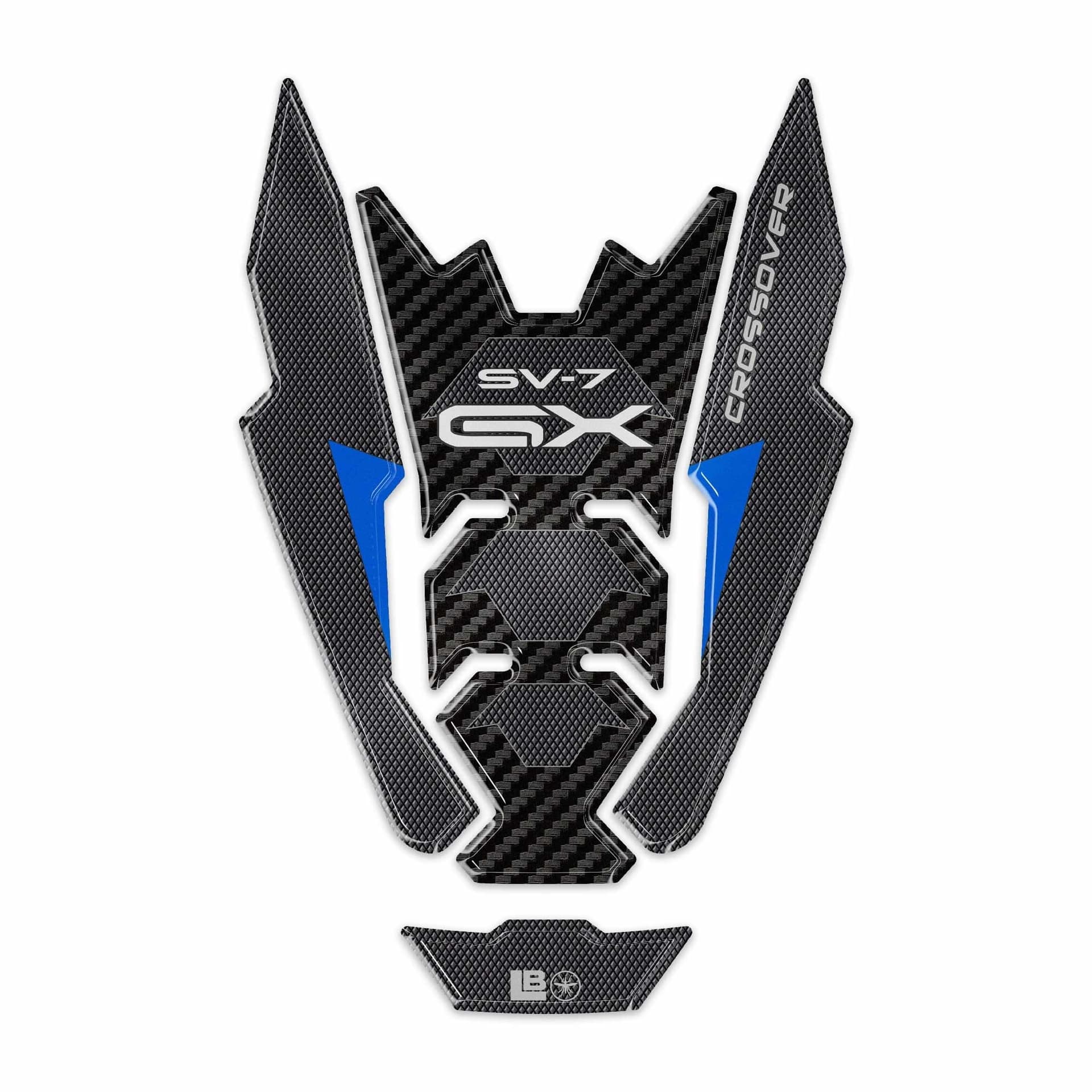 Adesivo Protezione Paraserbatoio moto compatibile con Suzuki SV-7 GX 2026 - 8