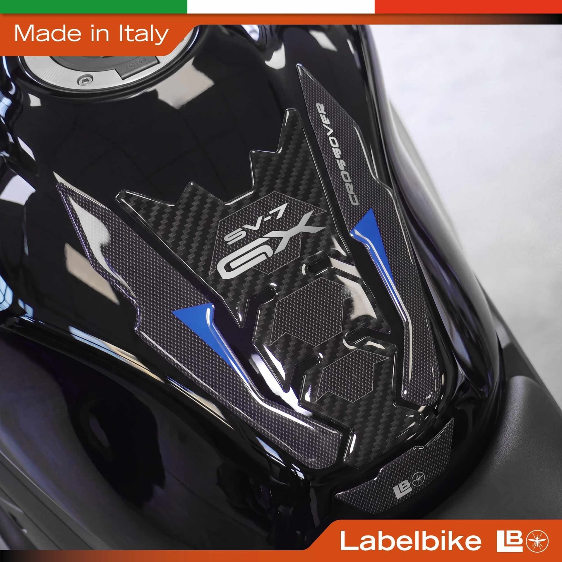 Adesivo Protezione Paraserbatoio moto compatibile con Suzuki SV-7 GX 2026 - 9