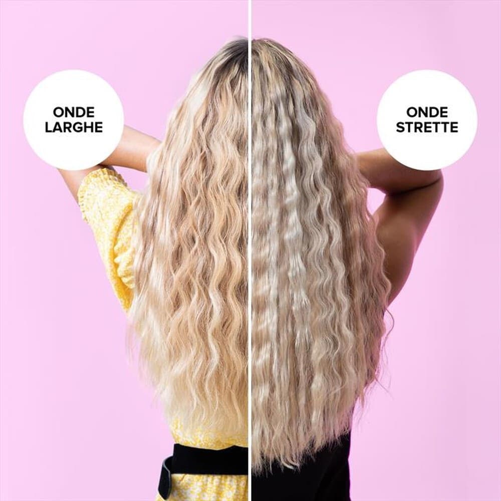 PIASTRA PER CAPELLI IN CERAMICA FUNZIONE 2IN1 GIREVOLE PER STYLER A ONDE LARGHE O STRETTE - 4