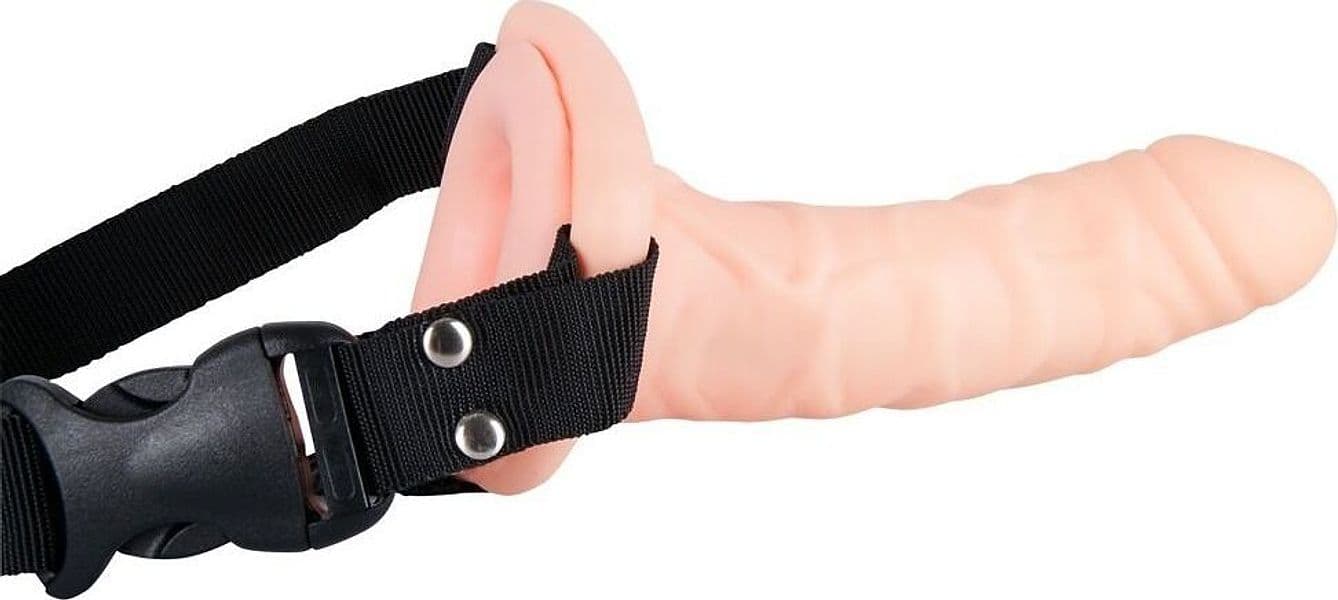 Strap On Cavo Vibrante You2Toys Easy Rider Skin 18 cm con Harness - 5