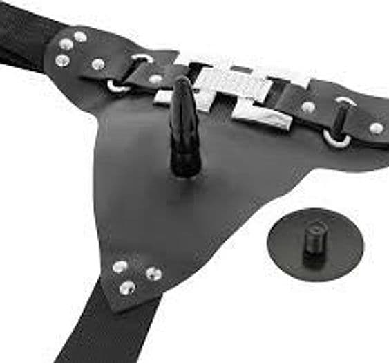 Strap On Vibrante Harness Attraction David 18 cm con Cinturino Regolabile - 5
