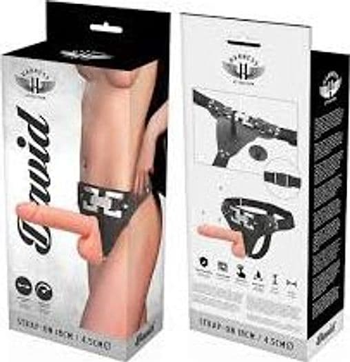 Strap On Vibrante Harness Attraction David 18 cm con Cinturino Regolabile - 6