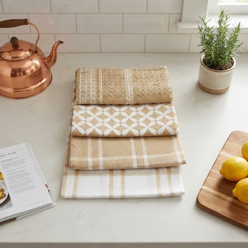 Set 4 Strofinacci Calypso Preziosa in Panama 50×70 cm - 8