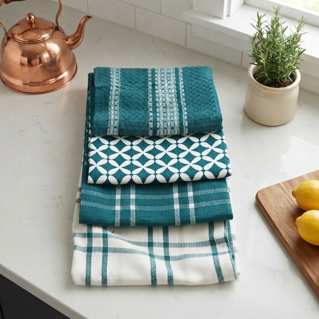 Set 4 Strofinacci Calypso Preziosa in Panama 50×70 cm - 2