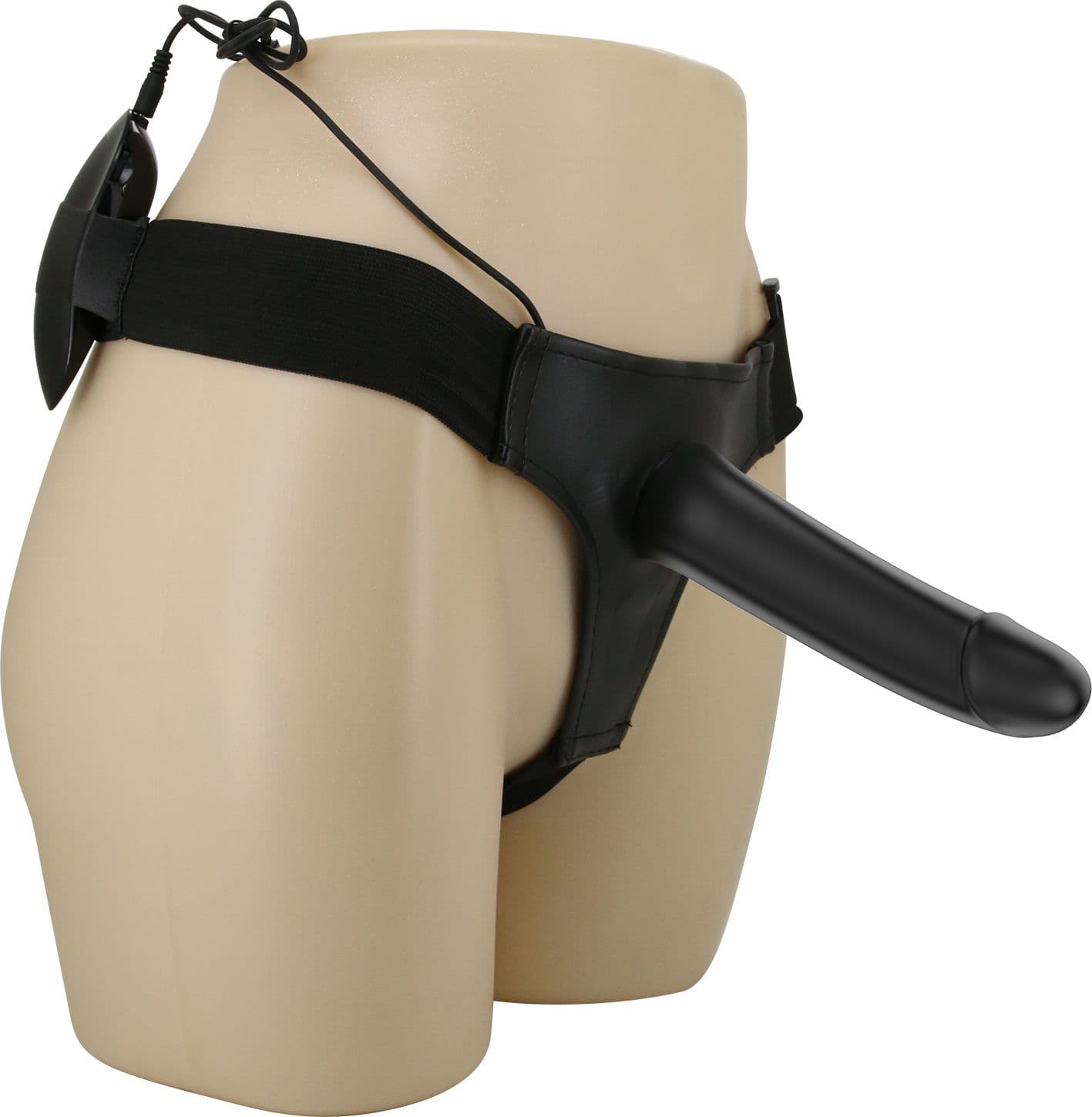 Strap On Vibrante Pretty Love Vito 17,3 cm Silicone Nero con Harness - 2