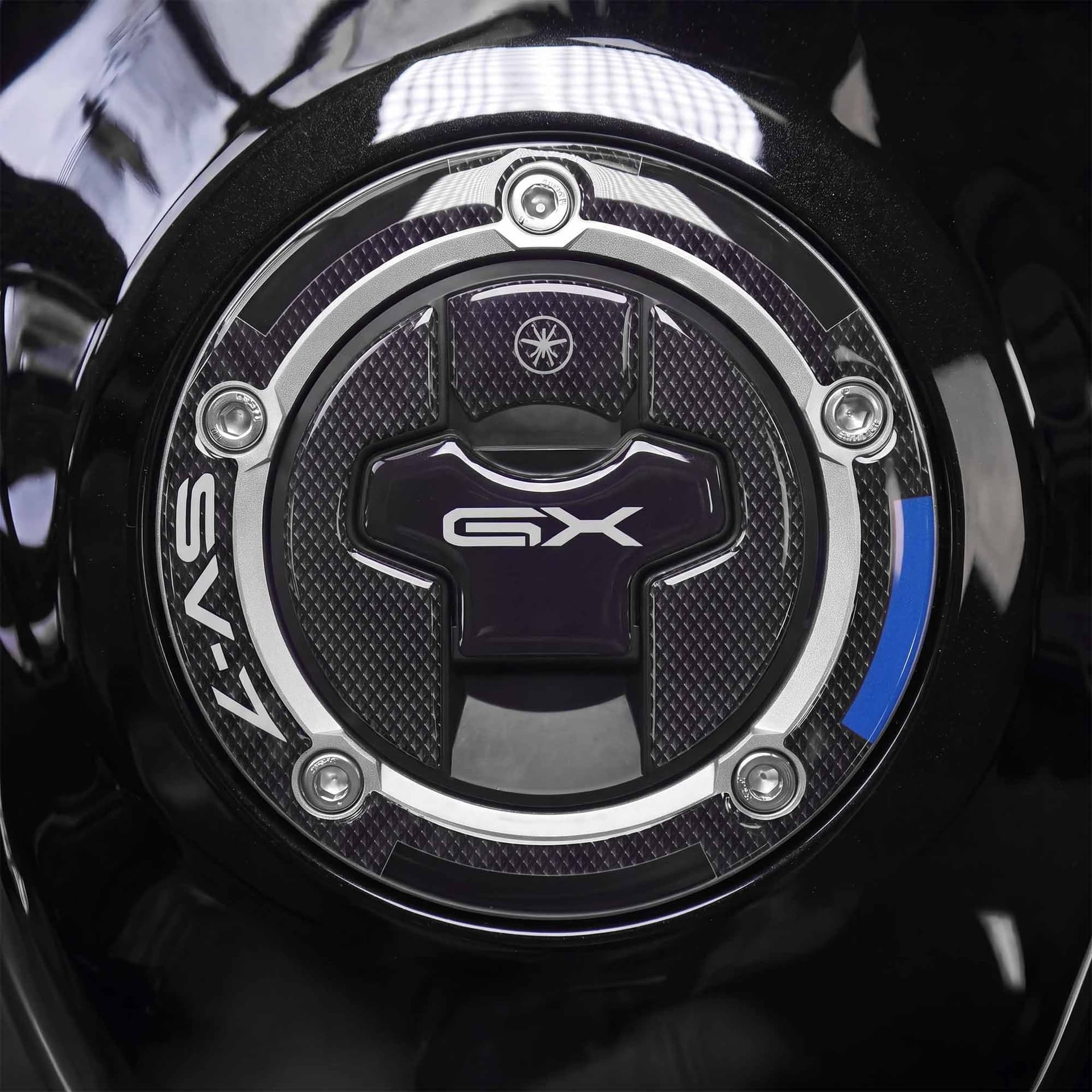 Adesivo 3D Tappo serbatoio moto compatibile con Suzuki SV-7 GX 2026 - 17