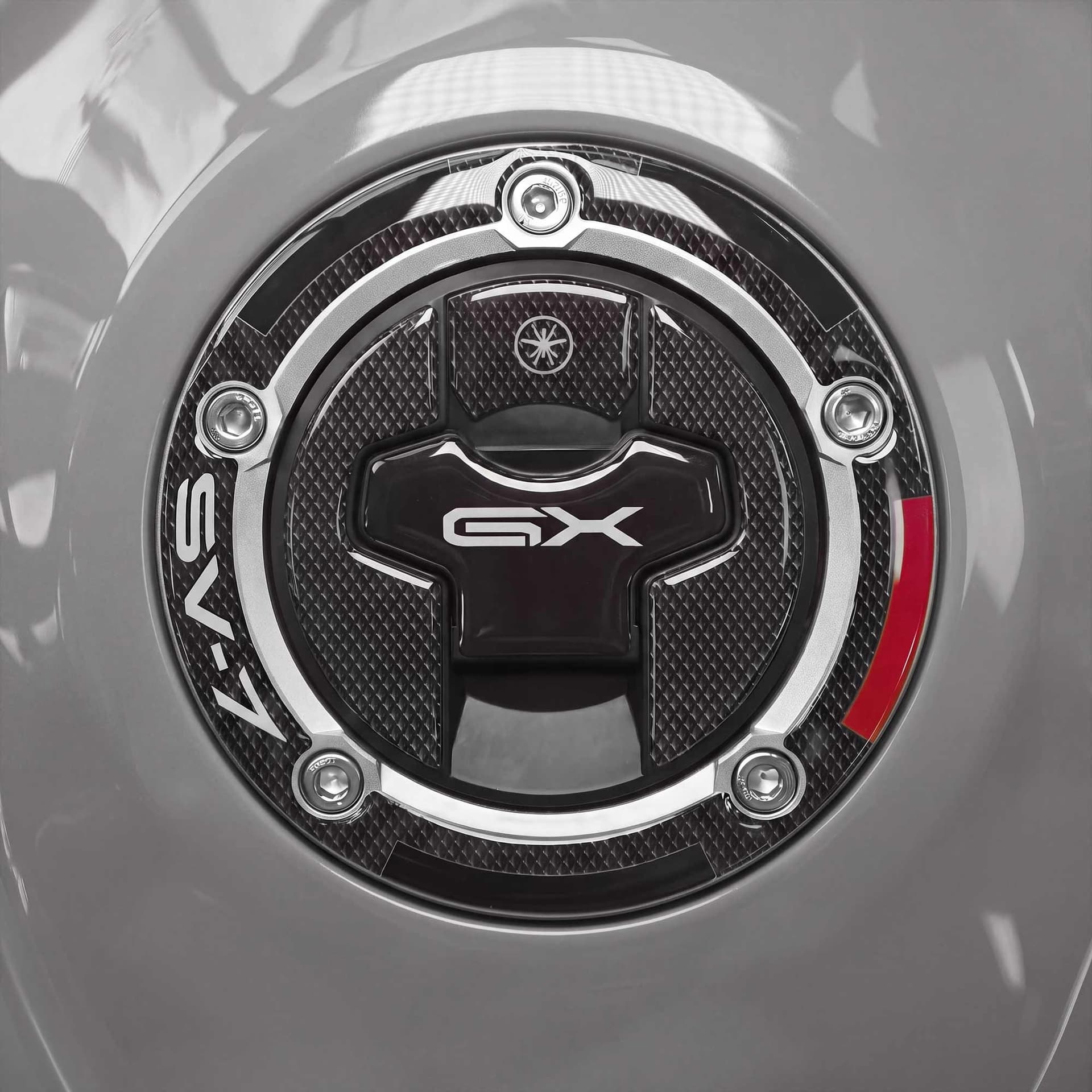 Adesivo 3D Tappo serbatoio moto compatibile con Suzuki SV-7 GX 2026 - 18