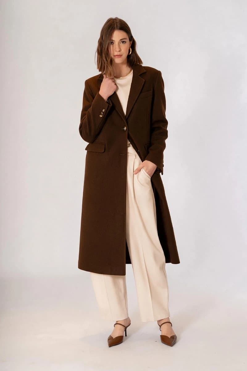 Cappotto bottoni a contrasto | NO-NA' - 5