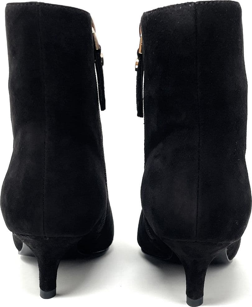 Janet & Janet tronchetto donna  scamosciato dark brown J-1095 - 4