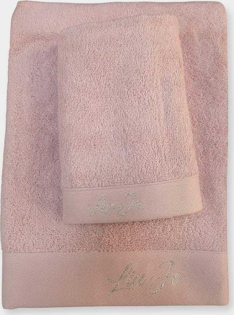 Asciugamani Lurex Liu Jo Art. LB0069 Coppia Viso + Bidet in Spugna di Puro Cotone - 8