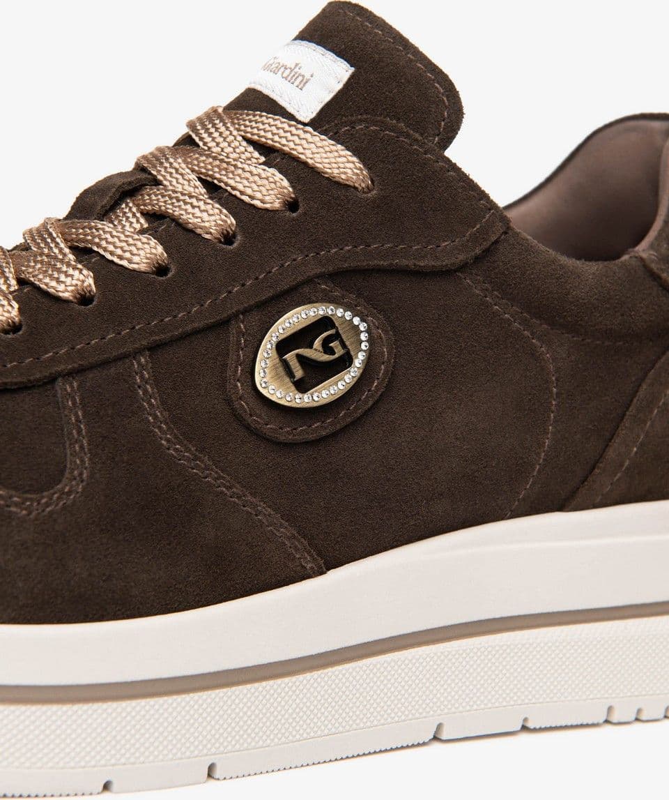 Nero Giardini sneakers da donna in pelle scamosciata testa di moro I617362D300 - 3