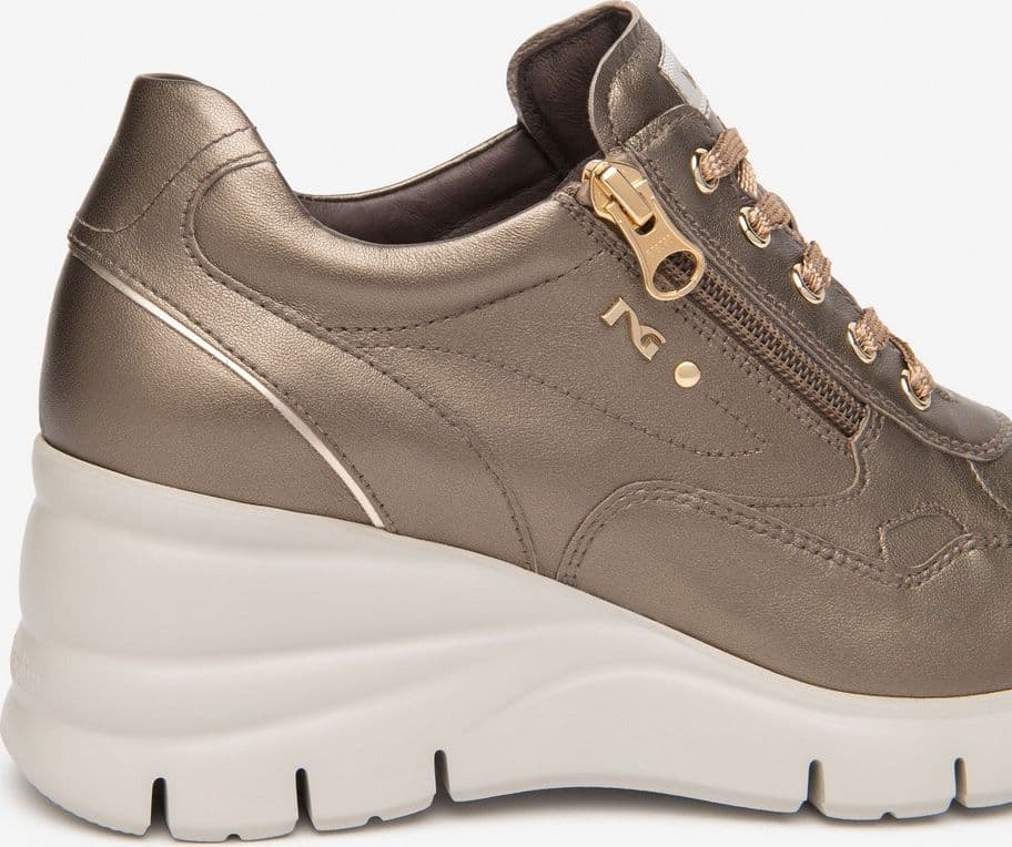 Nero Giardini sneakers da donna in pelle brown laminata I617401D322 - 3