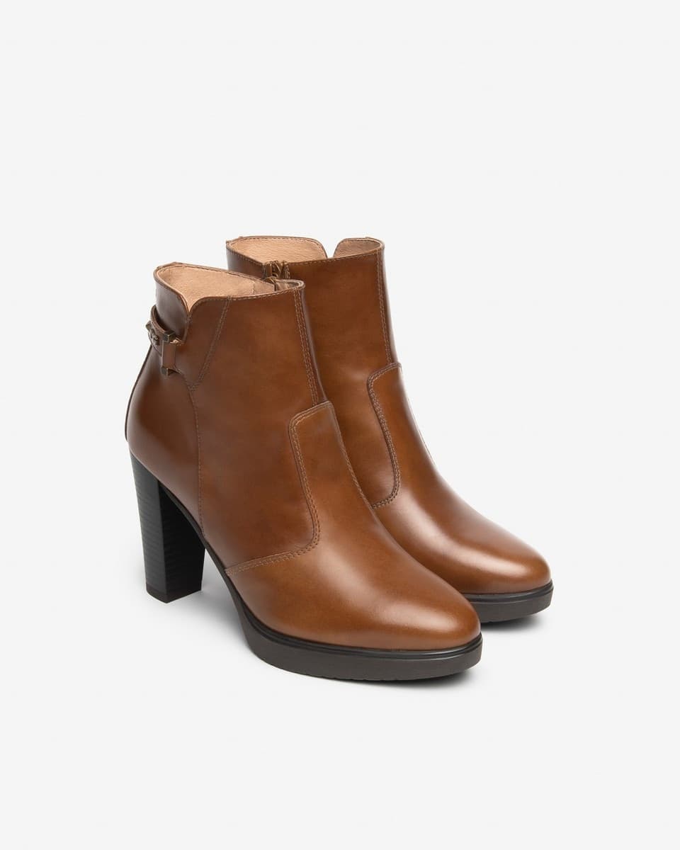 NeroGiardini stivaletti da donna manolete caffe' color marrone I617271D400 - 2