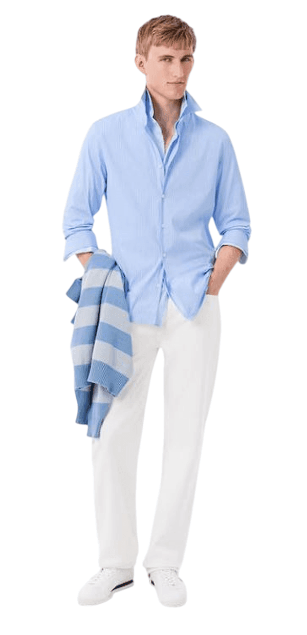 Lacoste  Camicie Azzurro - 6