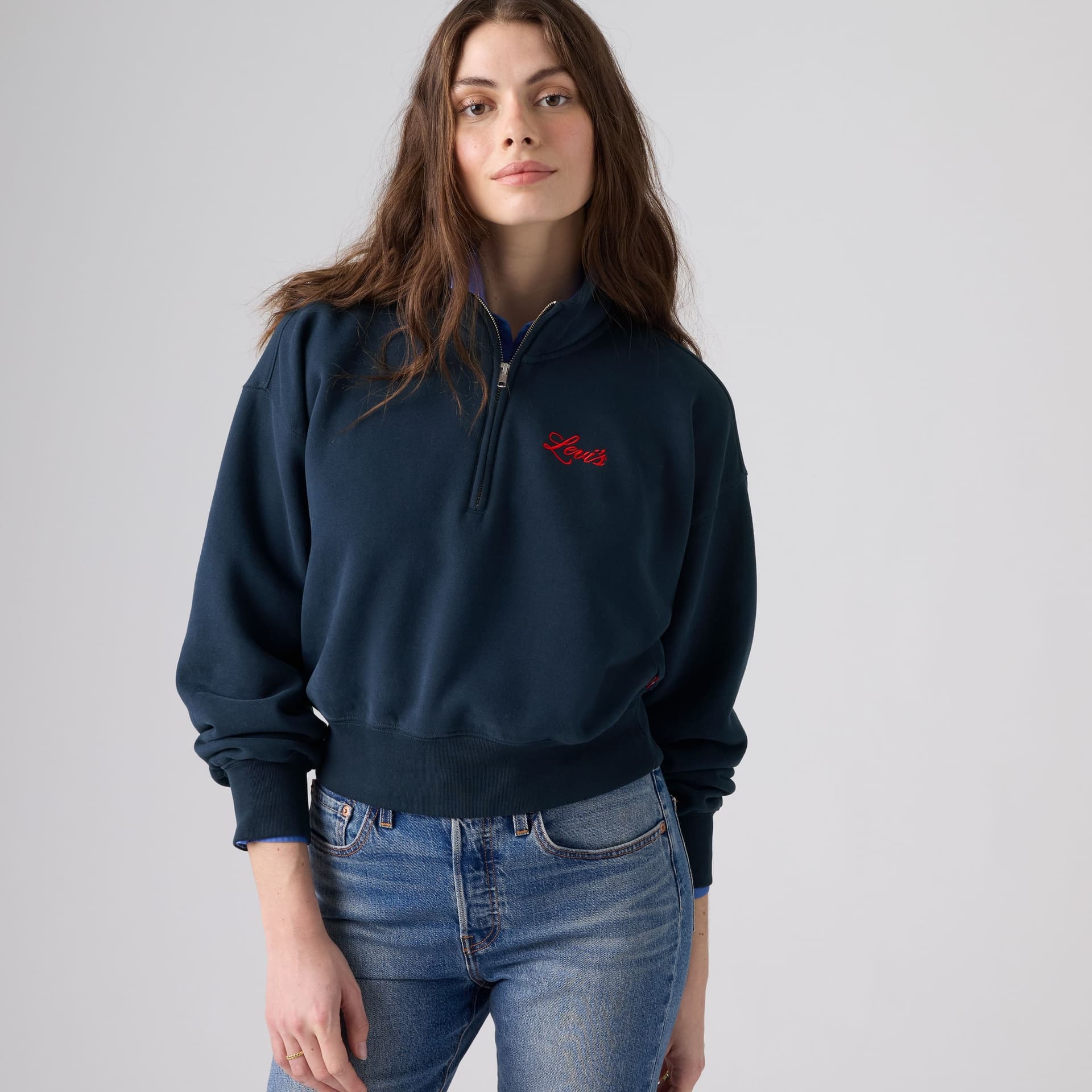 Levi’s felpa donna Graphic Vintage '80s Quarter-Zip 008CM0002 - 2