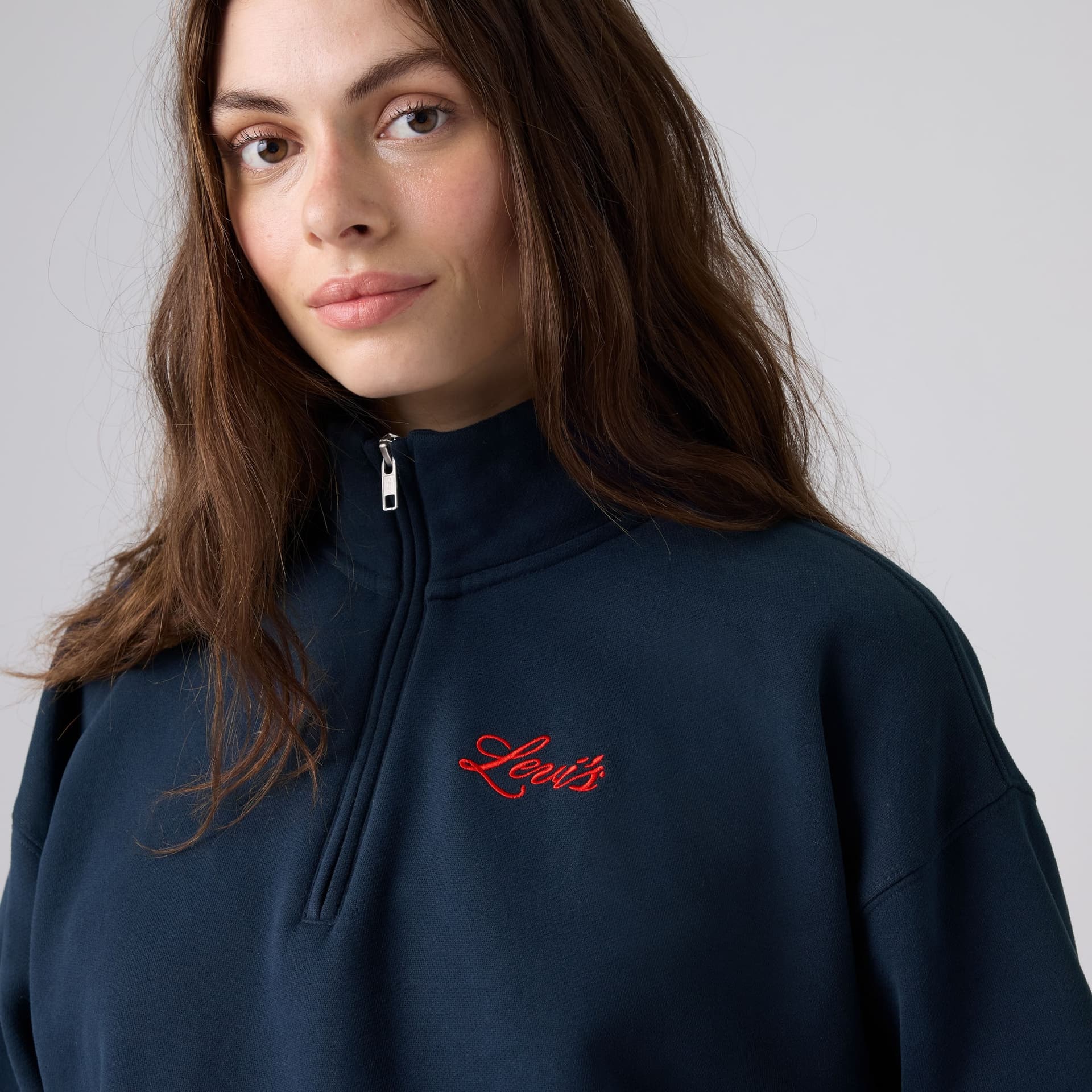 Levi’s felpa donna Graphic Vintage '80s Quarter-Zip 008CM0002 - 3