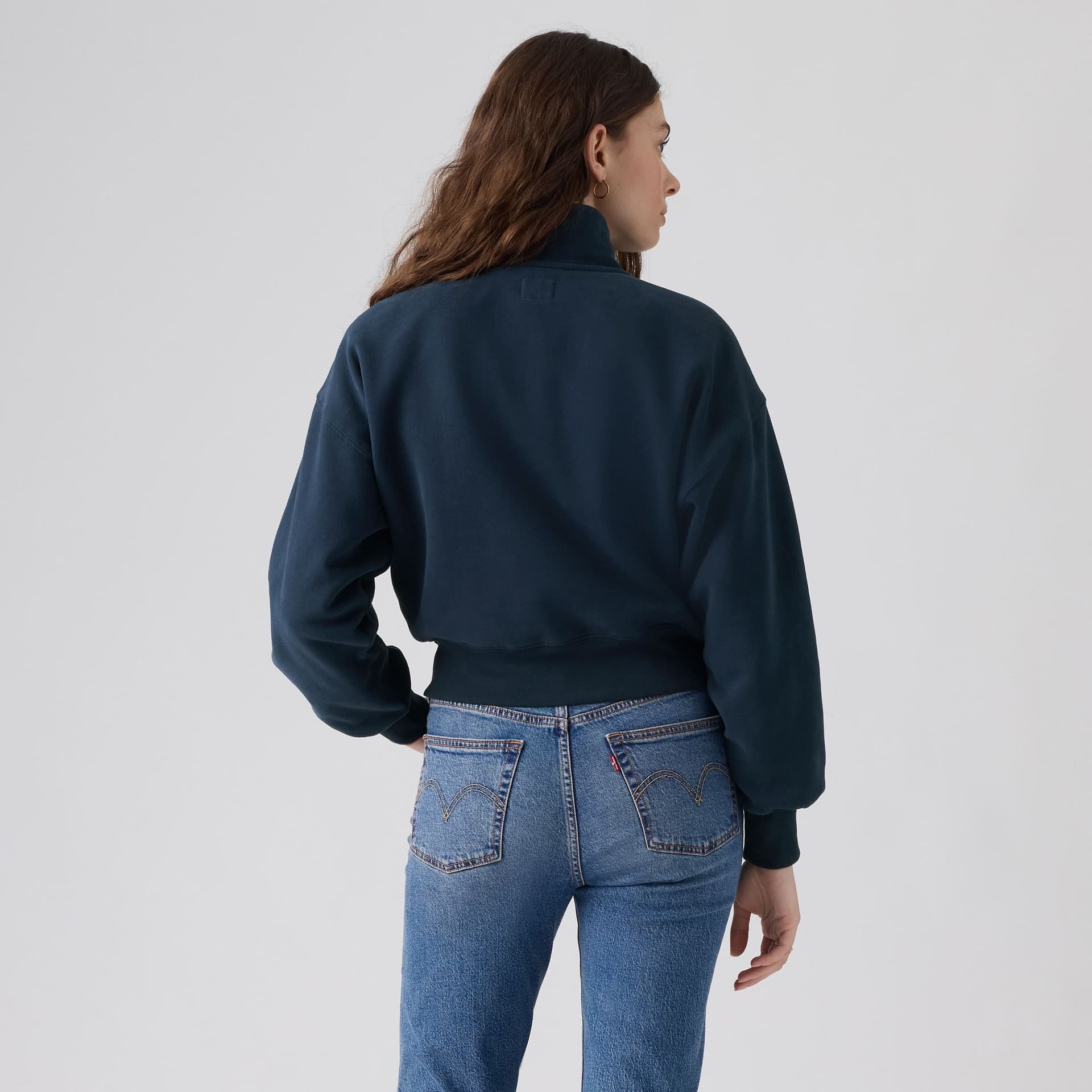 Levi’s felpa donna Graphic Vintage '80s Quarter-Zip 008CM0002 - 4