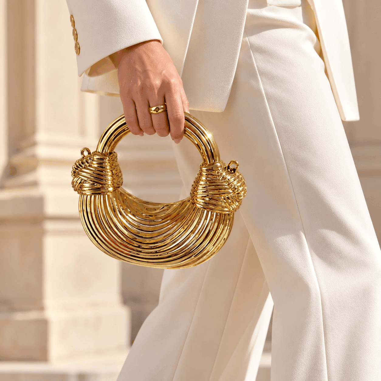 Alba Bijoux – Borsa Mini Bag Nodo Aureo - 4