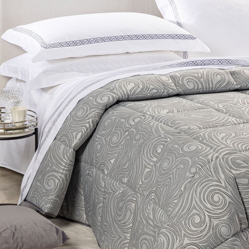 Trapunta Silver ! Caleffi  Barocco in Raso Jacquard 265x265 cm - - 3