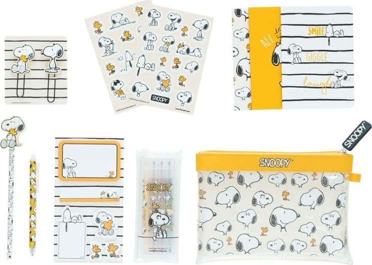 Snoopy - Set di 15 articoli scolastici - 8
