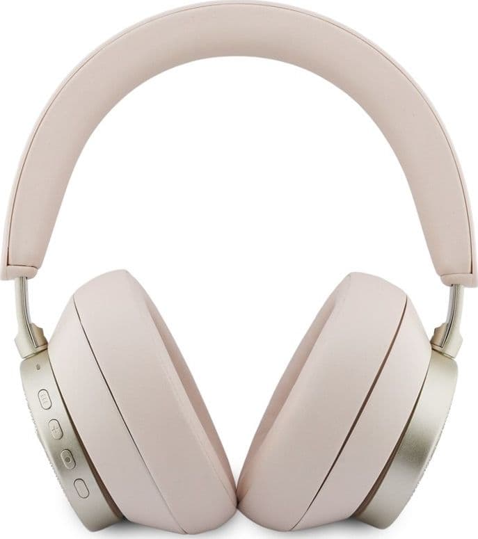 Cuffie on-ear wireless Bluetooth V5.4 ENC con logo triangolare Guess 4G (rosa) - 3