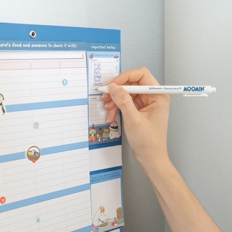 Moomin - Calendario magnetico / Agenda mensile 2026/2027 (30 x 34 cm) - 6