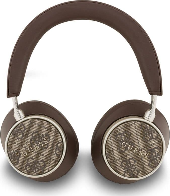 Guess 4G Classic Logo - Wireless Over-Ear Bluetooth Headphones (Brown) - 2