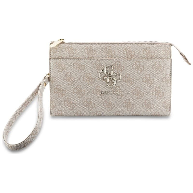 Pochette per cellulare Guess 4G con logo grande - Borsa a mano per cellulare (rosa) - 2