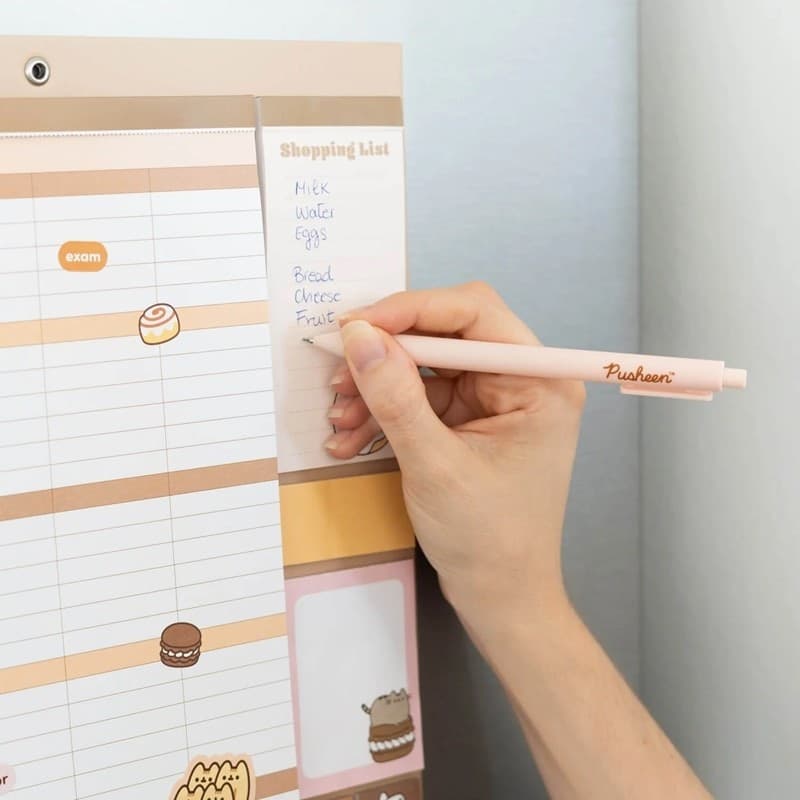 Pusheen - Calendario magnetico / Agenda mensile 2026/2027 (30 x 34 cm) - 6