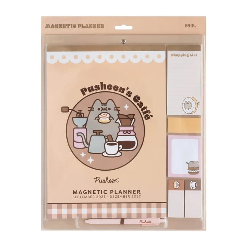 Pusheen - Calendario magnetico / Agenda mensile 2026/2027 (30 x 34 cm) - 7