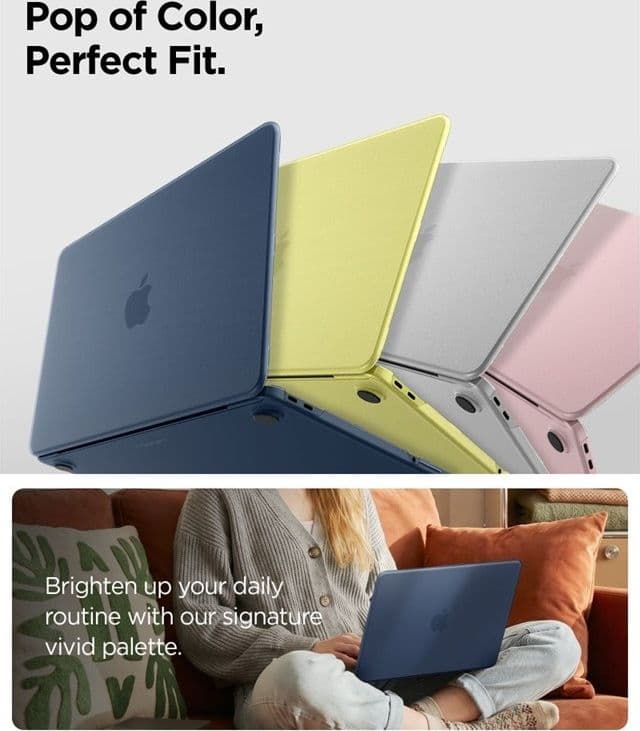 Spigen AirSkin - Custodia per MacBook Neo (Indaco Ghiaccio) - 7