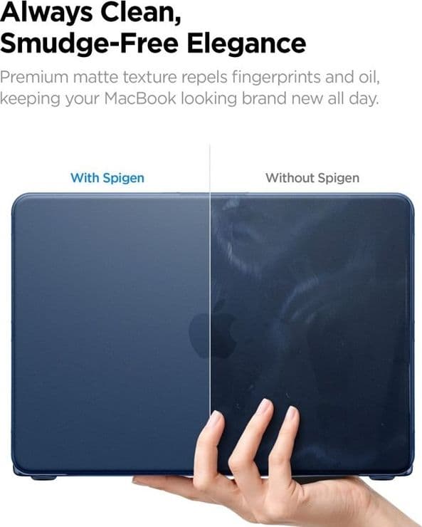Spigen AirSkin - Custodia per MacBook Neo (Indaco Ghiaccio) - 9
