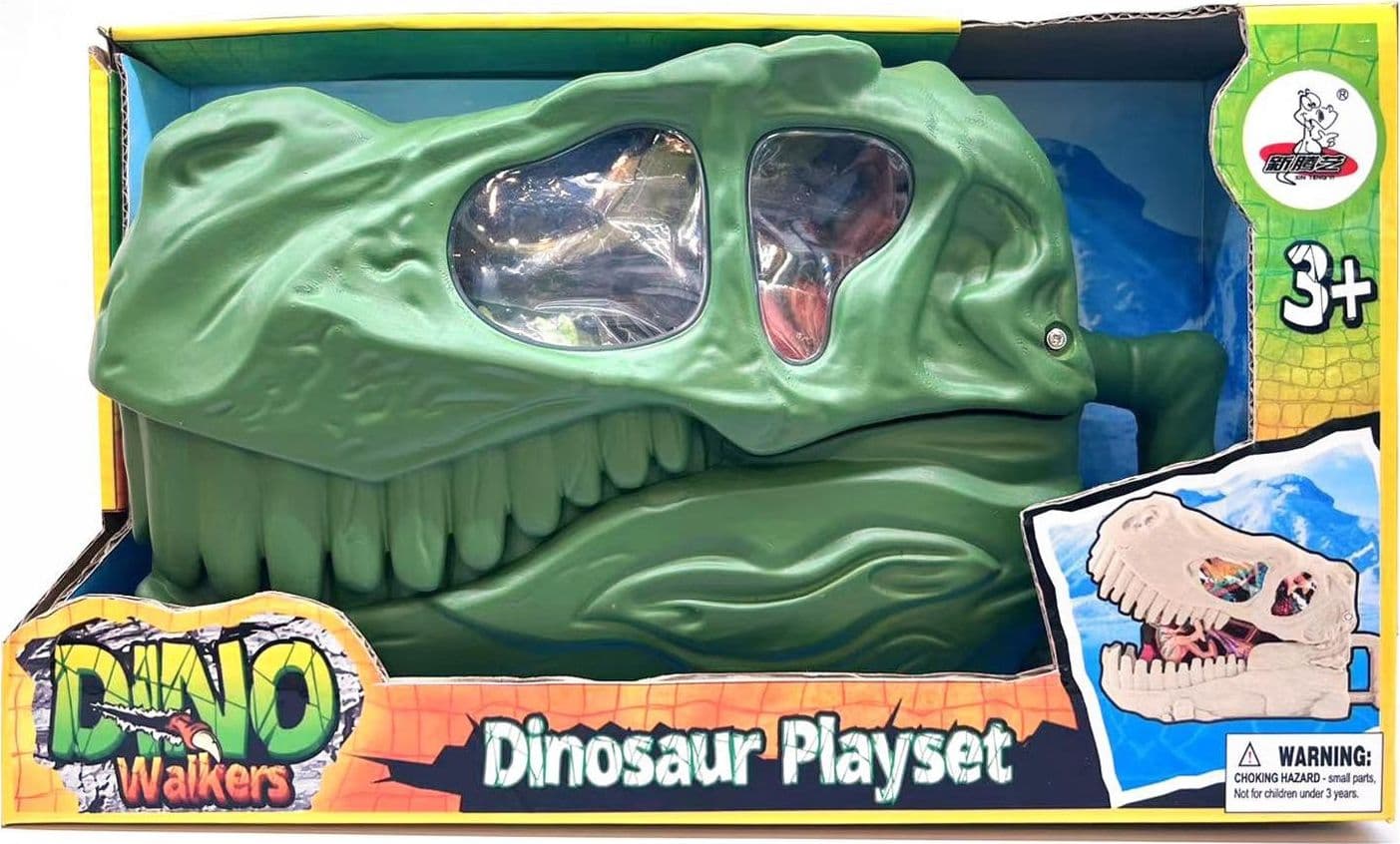 Testa con 18 Dinosauri e Accessori